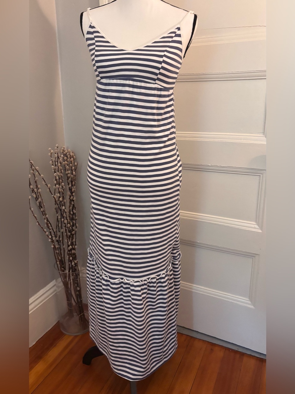 *NWT* SO Navy and White Striped Maxi Summer Dress